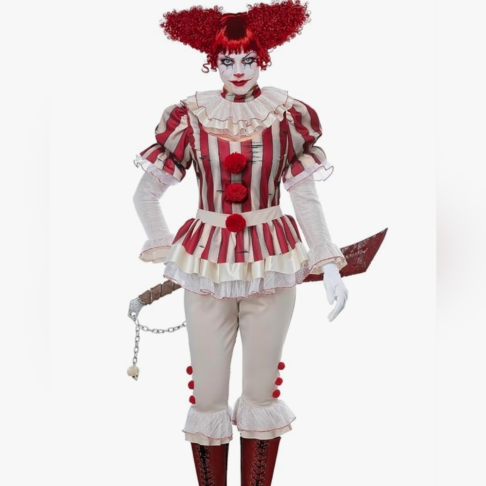 Women's Sadistic Clown Costume